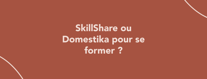 SkillShare ou Domestika pour se former ?