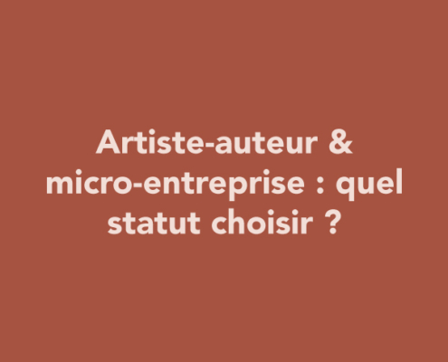 Illustrateur : quel statut choisir entre artiste-auteur et micro-entrepreneur ?