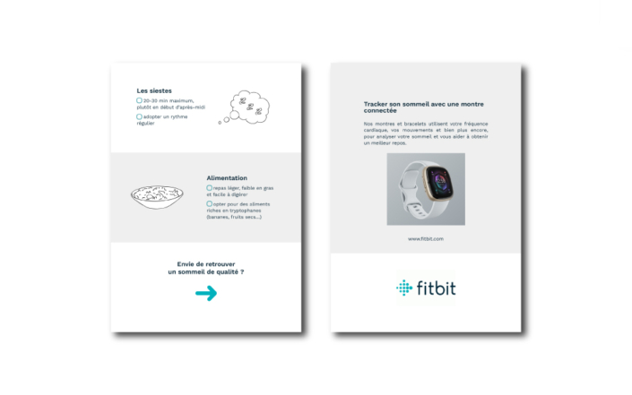Projet démo de lead magnet pour la marque FitBit